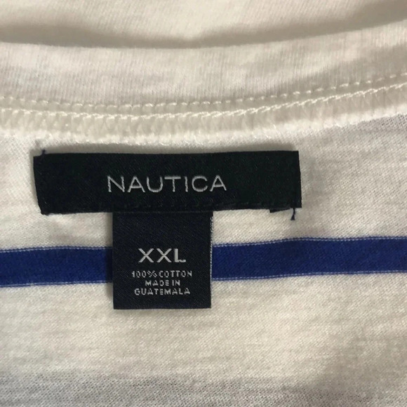 NAUTICA Striped V-Neck Tee - Picture 4 of 6